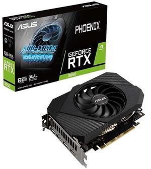 ASUS Phoenix  GeForce RTX 3050 6GB Gaming Graphics Card - PCIe 4.0, 8GB GDDR6 Memory, HDMI 2.1, DisplayPort 1.4a,  0dB Technology, PH-RTX3050-8G