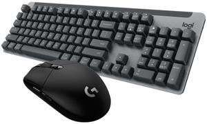 Logitech Mouse & Key Set, K865 Wireless Keyboard + G304 Lightspeed Mouse (Black) - Bluetooth/2.4G Dual Mode, 36-Month Battery Life, Compact Design