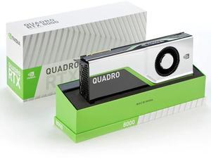 NVIDIA RTX 8000 48GB Boxed Graphics Card, GDDR6 ECC Memory, 1750MHz, 384-bit, Bandwidth 672GB/s, Ray tracing, Deep learning
