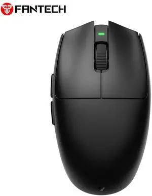 FANTECH ARIA II XD7V2 Black Gaming Mouse - 53g,70Hours Battery Life,Pixart 3395 Sensor,Tri- Mode Connectivity,Ultra-Grippy coating,,Ergonomic Design for PC/Computer(Black)