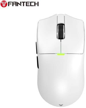 FANTECH TANTO WG13 Wireless Gaming Mouse - 26000 DPI, Tri-Mode (BT5.0/2.4G/Wired), 58g Ultra-Light, PixArt PAW3395, 44Hr Battery(White)
