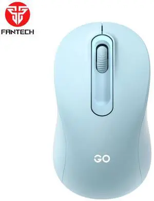 FANTECH GO W608 Blue Gaming Mouse -1200DPl AdjustableResponsive Tracking, Plug and Play Connectivity, Symmetrical Grip,Energy Efficient,Ergonomic Design for PC/Computer(Blue)