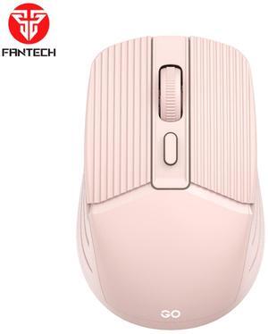 FANTECH GO W605 Pink Gaming Mouse -AdjustableResponsive DPl, Plug and Play Connectivity, Ergonomic Grip,Energy Efficient,Ergonomic Design for PC/Computer(Pink)