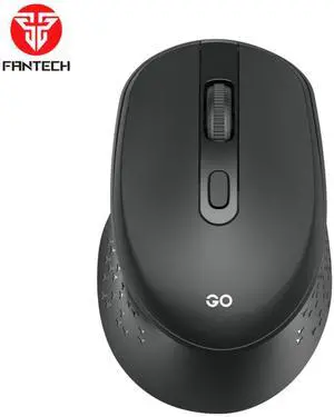 FANTECH GO W606 Black Gaming Mouse -54g, 1600 DPI Adjustable, Plug And Play Connectivity,Ergonomic Grip,Energy Efficient,Ergonomic Design for PC/Computer(Black)