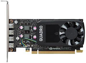 NVIDIA P1000 4GB All-round Professional Card, Industrial Package, GDDR5 Memory,  1253MHz, 128-bit, Bandwidth 80.19 GB/s, High-performance acceleration, AI computing