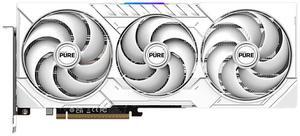 SAPPHIRE Tech PURE RX9070 GRE 12G D6 OC Gaming Graphics Card, (PCIe 4.0, 12GB GDDR6, HDMI 4K, DisplayPort 2.1a, video card, High TG Copper PCB, Digital Power Design), WHITE