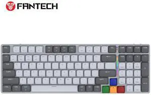 FANTECH SUPER MAXFIT THEME MAXFIT AIR99 MK916,Low-Profile Mechanical Wireless Keyboard,99Key,Super Maxfit,ARGB Lighting,Ultra-Thin Design,Tri-Mode,Grey (brown switch)