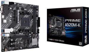 ASUS PRIME A520M-K AM4 AMD A520 Micro ATX AMD Motherboard