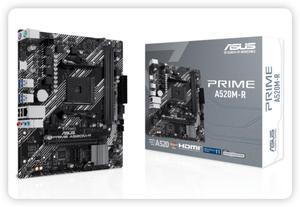 ASUS PRIME A520M-R motherboard, supports CPU 5600/5500 (AMD A520/Socket AM4), micro-ATX