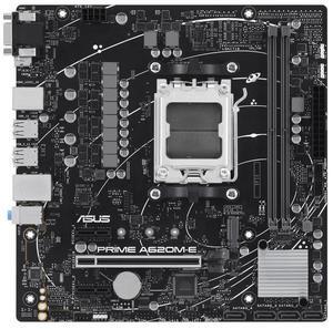 ASUS PRIME A620M-E Motherboard, AM5, DDR5, PCIe 4.0  AMD A620 micro-ATX,  Supports CPUs 7500F/7600/7700X PRIME A620M-E, AURA SYNC Synchronized Lighting Effects, SATA 6 Gbps