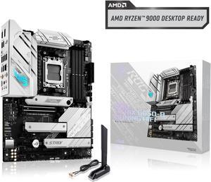 ASUS ROG Strix B650-A Gaming WiFi AMD B650 AM5 Ryzen Desktop 9000 8000 & 7000 ATX motherboard, 12 + 2 power stages, DDR5, 3x M.2 slot, PCIe® 4.0, 2.5G LAN, WiFi 6E, USB 3.2 Gen 2x2 Type-C®, Aura Sync