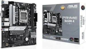 ASUS PRIME B650M-K Micro-ATX motherboard with DDR5 PCIe 5.0 M.2 2.5Gb
