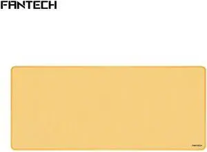 FANTECH MP70 BASIC Desk Mat - 700x300mm Gaming & Office Deskpad with Anti-Slip Base, Stitched Edges, Yellow