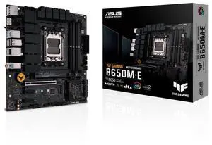 ASUS TUF Gaming B650M-E,AMD B650 Motherboard,Socket AM5, DDR5,PCIe® 5.0 M.2,2.5 Gb Ethernet,Two-Way AI Noise Cancelation