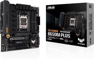 ASUS TUF Gaming B650M-PLUS Motherboard Socket AMD AM5 (Ryzen 7000, Micro-ATX, PCIe 5.0, DDR5 Memory, 14 Power Stages, USB 3.2 Gen 2x2 Type-C, 2.5G Ethernet, Aura Sync)