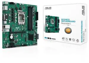 ASUS PRO B760M-C CSM Business Motherboard Socket Intel LGA 1700 (mATX, CSM, Control Center Express, COM Debug Header, DDR5, PCIe 4.0, Q-LED Core)