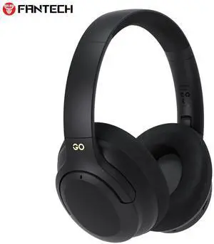 FANTECH GO VIBE WH05A White ANC Wireless Headset,35Hours Playback Time,Active Noise Cancelling,Dual-Mode Connection,Lightweight Design,Multi-Device Connection,BT/3.5mm TRS ,White