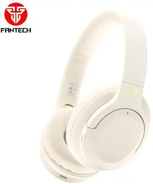 FANTECH TAMAGO II WHG04 Multi-Platform Wireless Headset,22 Hours Playback Time,TRI-Mode Connectivity,Lightweight&Durable,Breacthable Ear Cushion,Multi-Device Connection,BT/3.5mm TRS,White