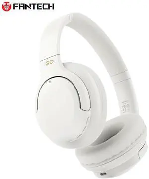FANTECH GO VIBE WH05A Black ANC Wireless Headset,35Hours Playback Time,Active Noise Cancelling,Dual-Mode Connection,Lightweight Design,Multi-Device Connection,BT/3.5mm TRS ,Black