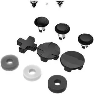Fantech ACGP02 Gamepad Accessories,Replaceable D-PADs,Customizable gaming experience,Improved accuracy and responsiveness,Ideal for gamers seeking ,enhanced control and customization.Black and White