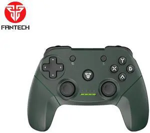 FANTECH REVOLVER II WGP12 Game Controller, Wired and Wireless Dual-mode, Suitable for PC, PS3, 2.6Hz Receiver, Green