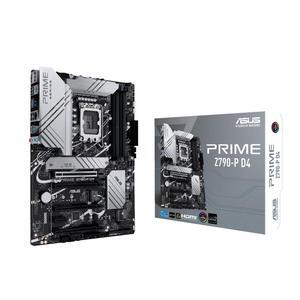 ASUS PRIME Z790-P D4, Z790 LGA 1700 ATX motherboard supports PCIe® 5.0, 3 M.2 slots, 14(50A)+1(60A)+1 Power, DDR4, Realtek 2.5G wired LAN, HDMI®, DP, USB 3.2 Gen 2x2 Type-C®, Aura Sync