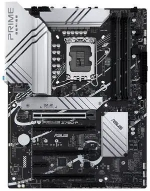 ASUS PRIME Z790-P-CSM Intel Z790(LGA 1700)ATXmotherboard, three M.2 slots, 14+1 DrMOSDDR5, Realtek 2.5 Gb LAN,USB 3.2 Gen 2x2 Type-c,Aura Sync