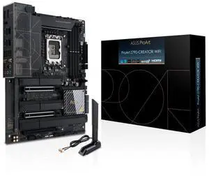 ASUS ProArt Z790-Creator WiFi 6E LGA 1700 Intel ATX content creator motherboard(PCIe 5.0,DDR5,2x Thunderbolt 4 Type-C ports,10G&2.5G LAN,front panel USB 3.2 Gen2x2 Type-C ports with 60W fast charging