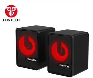 FANTECH BEAT GS203 Wired Moble Gaming And Music Speaker,Bass Memerane,HI-RES Audio,Multi-Plaform Compatiblity,3.5mm Plug And USB PlugBlack