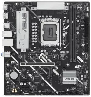 ASUS PRIME B860M-K Intel B860(LGA1851)mATXmotherboard  PCle 4.0 x16SafeSlot Core+ ,two M.2 slots one M.2 slot,PCle 5.0, DDR5, Realtek 2.5GbEthernet, DisplayPort ,SATA 6 Gbps, Aura Sync
