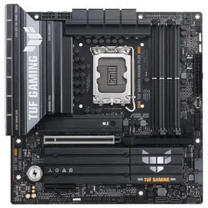 ASUS TUF GAMING B860M-PLUS Intel B860(LGA 1851)mATXmotherboard, Advanced Al PCready, PCle 5.0,3 xM.2 slots, Realtek 2.5Gb Ethernet DisplayPort,Aura Sync