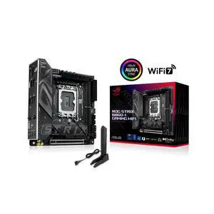 ASUS ROG STRIX B860-I GAMING WIFI Intel B860 LGA 1851 Mini-iTX motherboard,DDR5 slots, two M.2 slots,one Thunderbolt 4 port , one USB 20Gbps Type-C connector  , ASUS AI Advisor, AI Networking II