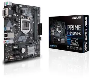 ASUS PRIME H310M-K Intel LGA-1151 mATX motherboard, DDR4 2666MHz, SATA 6Gbps and USB 3.1 Gen 1