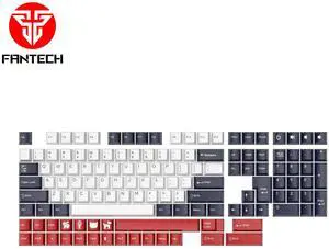 FANTECH Keycap Set Cherry Profile-Pet Double Shot,Dual-Shot Pbt Keycaps,London Tour