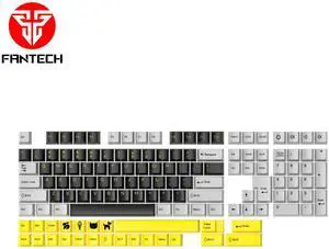 FANTECH Keycap Set Cherry Profile-Pet Double Shot,Dual-Shot Pbt Keycaps,Vibrant Utility