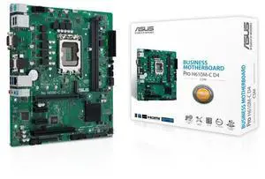 ASUS Pro H610M-C D4-CSM Intel socket LGA1700 for 14th,13th&12th Gen Intel processors,PCIe 4.0 support, DDR4, USB 3.2 Gen 1, M.2 PCIe 3.0 slot, TPM header, Q-LED Core,ASUS Control Center Express(ACCE)