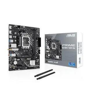 ASUS PRIME H610M-F WIFI D4 Intel H610 (LGA 1700) micro-ATX motherboard PCIe 4.0, DDR4, 2 x HDMI, WiFi 6, Realtek 1Gb Ethernet, M.2 slot, SATA 6 Gbps, USB 5Gbps ports