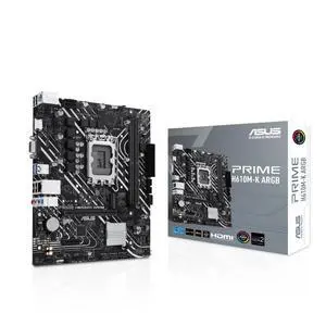 ASUS PRIME H610M-K ARGB Intel H610 (LGA 1700) micro-ATX motherboard, DDR5, PCIe 4.0, M.2 slot, Realtek 1 Gb Ethernet, SATA 6 Gbps, Addressable Gen 2 headers, Aura Sync