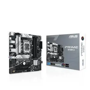 ASUS PRIME B760M-A Intel B760 (LGA 1700) mATX motherboard, PCIe 4.0, DDR5, two M.2 slots, Realtek 2.5Gb Ethernet, DisplayPort,SATA 6 Gbps, rear USB 3.2 Gen 2, front USB 3.2 Gen 1 Type-C, Aura Sync