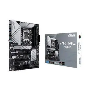 ASUS PRIME Z790-P Intel Z790 (LGA 1700) ATXmotherboard, three M.2 slots, DDR5, Realtek 2.5 Gb LAN, USB 3.2 Gen 2x2 Type-c Thunderbolt(USB4) support,Aura Sync
