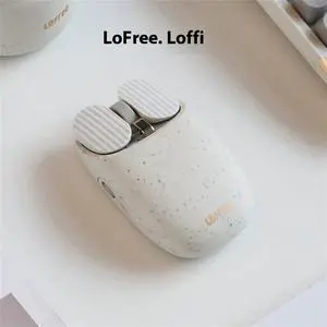 LOFREE EP115 Terrazzo Wireless Bluetooth Mouse - Dual Mode (Bluetooth/2.4G), Silent Click, Ultra-Long Battery Life, Multi-OS Compatible for Laptop, Home & Office Use