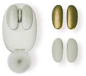 LOFREE Small Petal Wireless Bluetooth Mouse - Small Sure Thing, multi-device, multi-system compatible (Windows/Mac/iOS/Android), compact and ergonomic design for office and home use