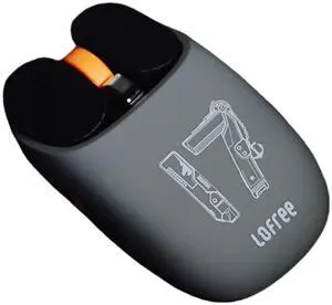 LOFREE Shantung Ship DOT Dot Bluetooth Backlit Mechanical Mouse - Compatible with Windows 8/10/11 and macOS - 6 Buttons, 4000 DPI, RGB Lighting, Rechargeable, Silent Click for PC, Laptop, Gaming
