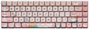 LOFREE Keycap Adaptor for Small Warp 68-Key Wireless Mechanical Keyboard - Multi-themed design, oil-resistant PBT material, retro/vintage/modern style, compatible with Cherry MX Switch DIY