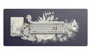 LOFREE Xiao Qiao 100-Key Tofu Switch Mechanical Keyboard & Mouse Set - 3-Mode Wireless Bluetooth/2.4G/Wired, Mystic Realm Theme, PBT Keycaps, Rechargeable, DIY Desk Setup, Gift Box Packaging