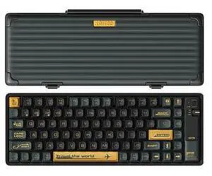 LOFREE Xiaolang 84-Key Bluetooth Mechanical Keyboard - Dual-Mode Wireless/Type-C, GATERON Brown Switches, Multi-System Compatible, Full N-Key Rollover, ABS Keycaps for Office & Gaming/Green