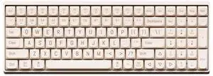 LOFREE Small Warp 3 Mode Wireless Mechanical Keyboard - 2.4G/Bluetooth 5.0/Wired, Hot Swap Switches, PBT Retro Keycaps, Multi-System Compatible (Windows/Mac/iOS/Android), 100 Key