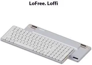 LOFREE Xiaoshun 100 & OE919 100-Key Minimalist Compact Mechanical Keyboard - Gasket-Mounted POM Low Profile Switches, Full Aluminum Frame, PBT Keycaps, RGB Backlight, Dual-Mode for Windows/Mac