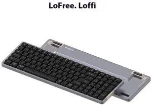 LOFREE Shun 100 OE919 - Wired/Bluetooth 5.0 Mechanical Keyboard with GASKET Structure, Full POM Low - Profile Switches, RGB Backlight, Compact 65% Layout, All - Metal Body & Support (Windows/Mac)