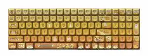 LOFREE Keycap Adaptor Small Warp 100 Key Wireless Mechanical Keyboard - Multi-themed design, oil-resistant PBT material, retro/vintage/modern style, compatible with Cherry MX Switch DIY